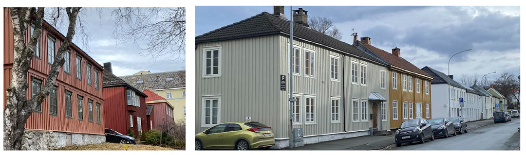 ulike bygninger i sannan