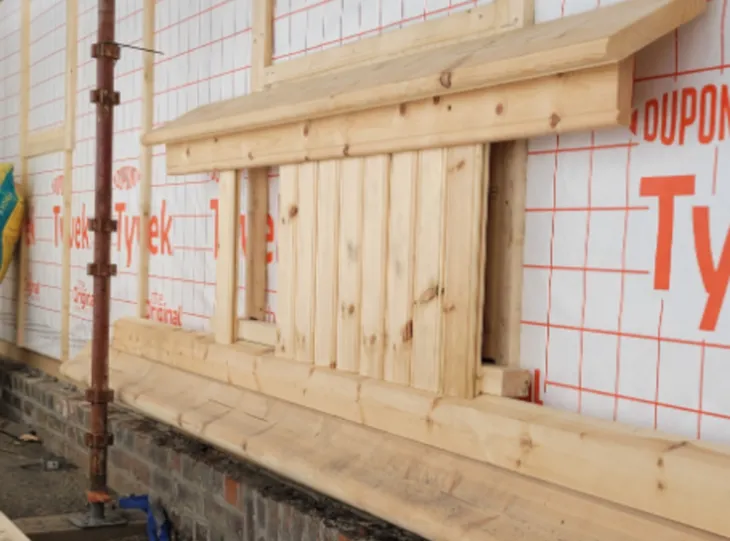 Nytt panel under bygging