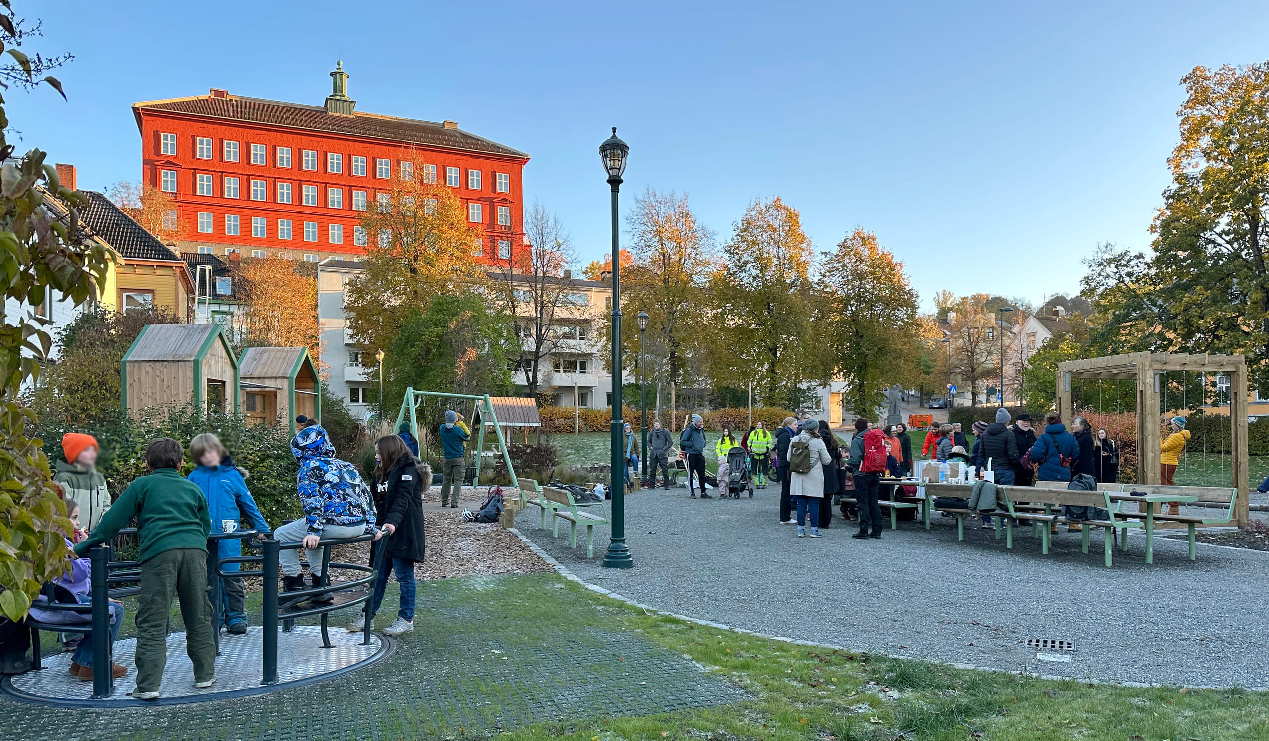 Thornæsparken på åpningsdag