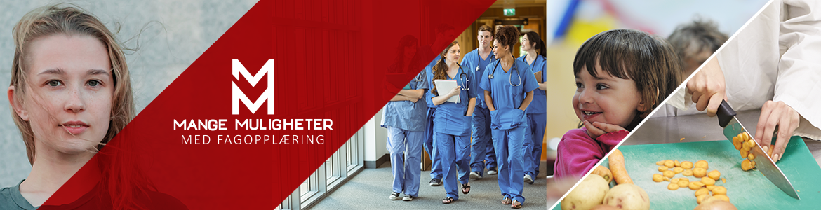 Banner Mange muligheter med fagopplæring