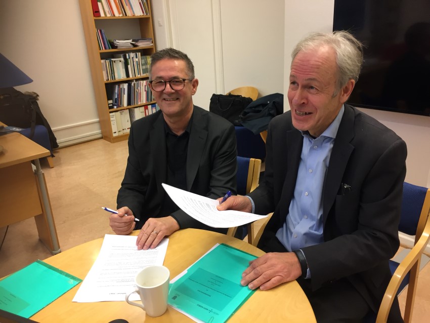 Nils Kvernmo og Helge Garåsen