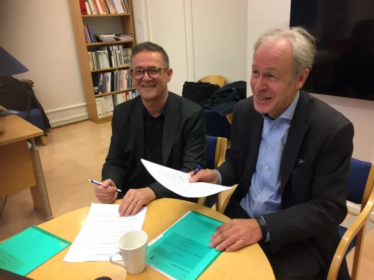 Nils Kvernmo og Helge Garåsen