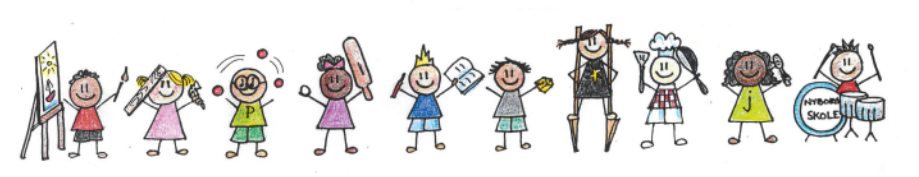 Flere barn som gjør ulike aktiviteter.