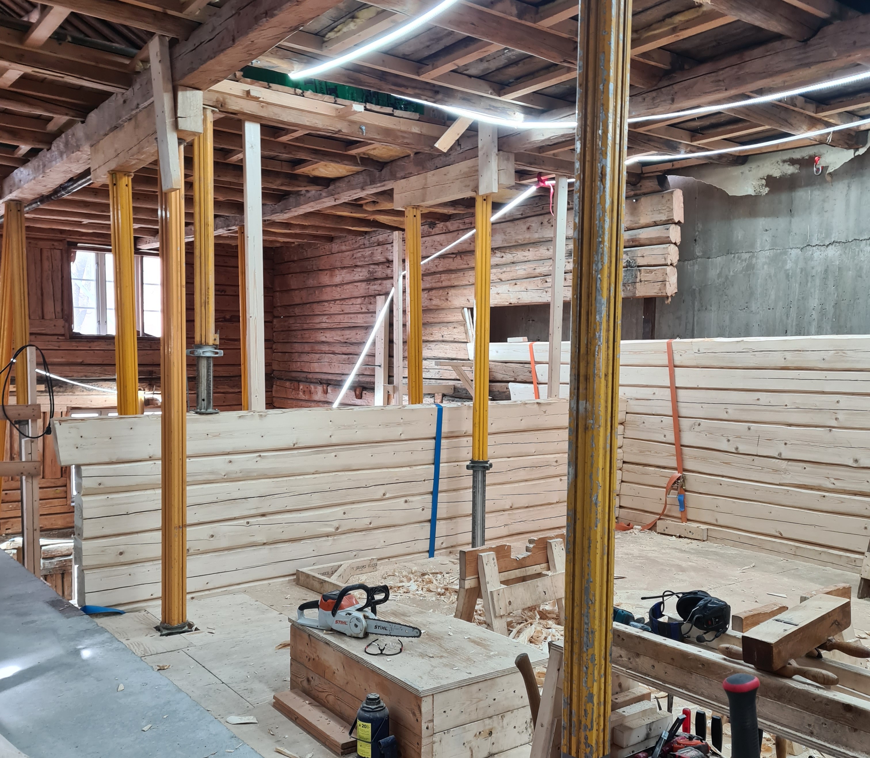 Lafting av innvendige vegger