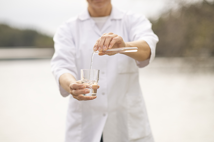 Illustrasjon drikkevann