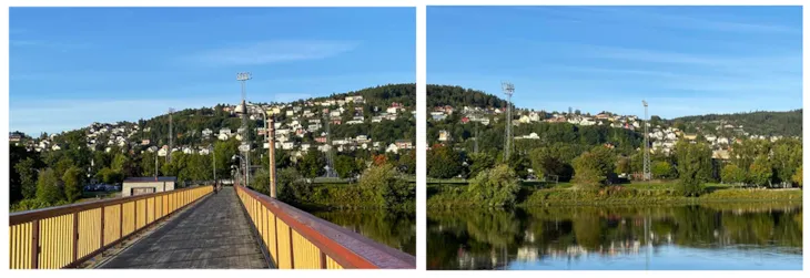 viser åssiden byåsen slik den sees fra Midtbyen