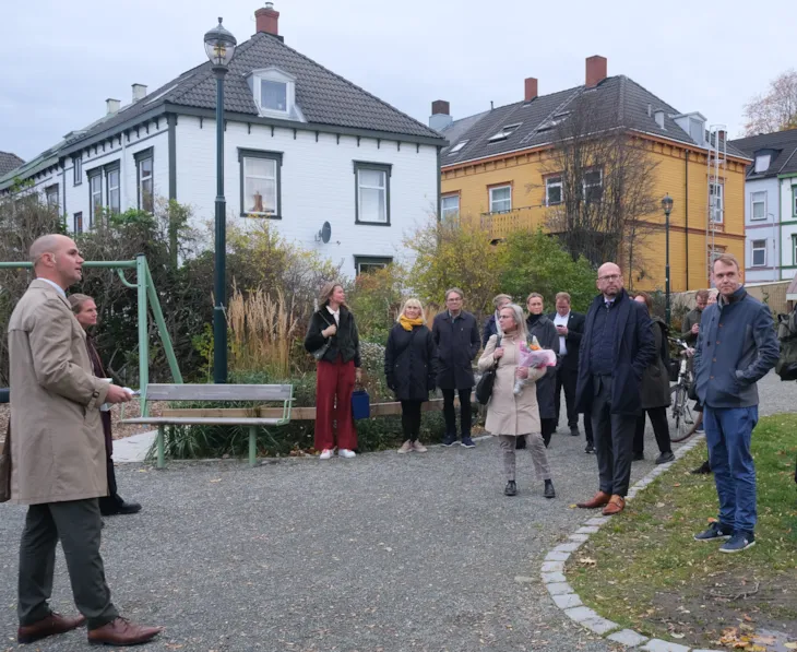 Byråd for byutvikling er guide på Møllenberg