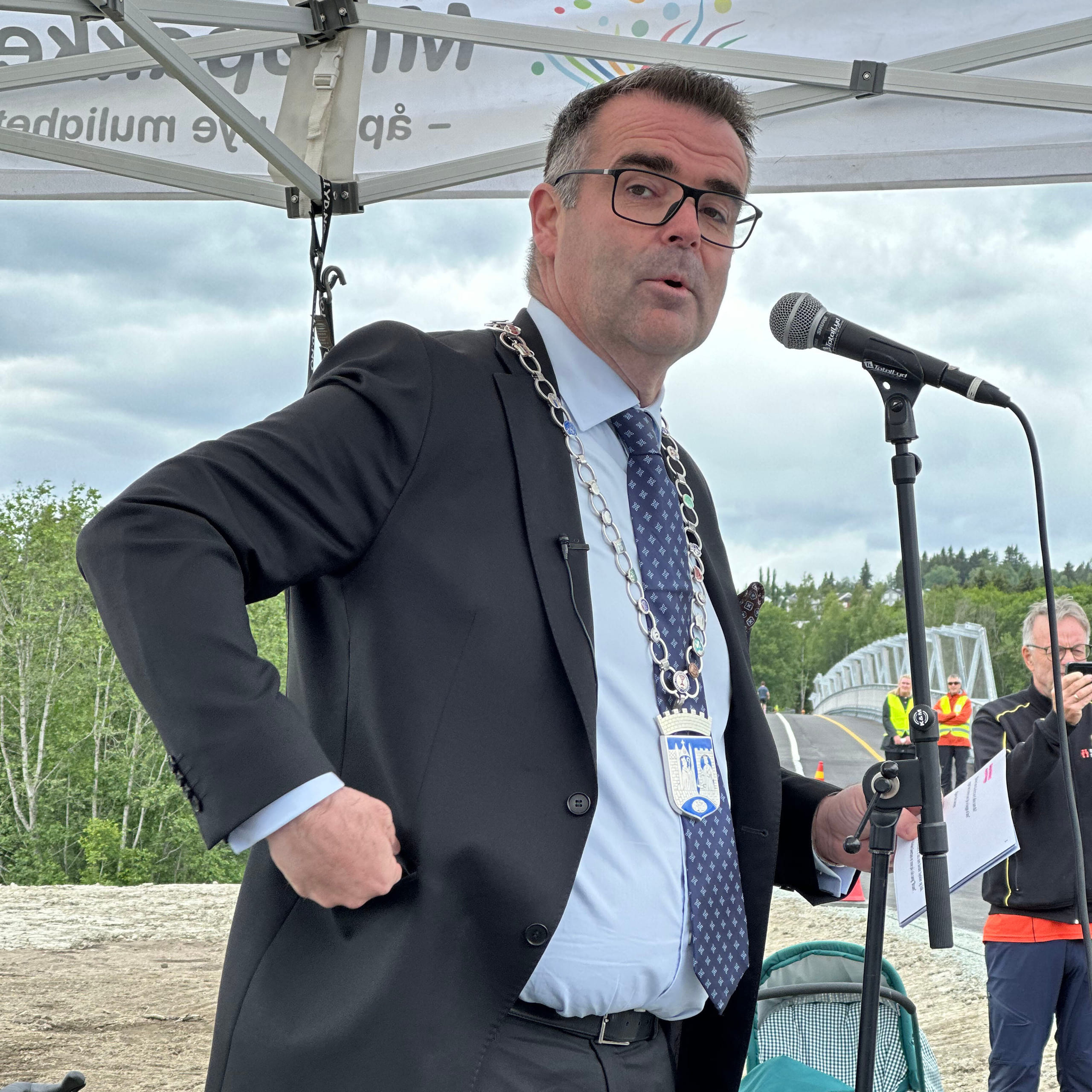 Ordf&oslash;rer Kent Ranum holder &aring;pningstale