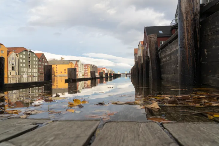 Brygger stormflo. Foto: Geir Hageskal