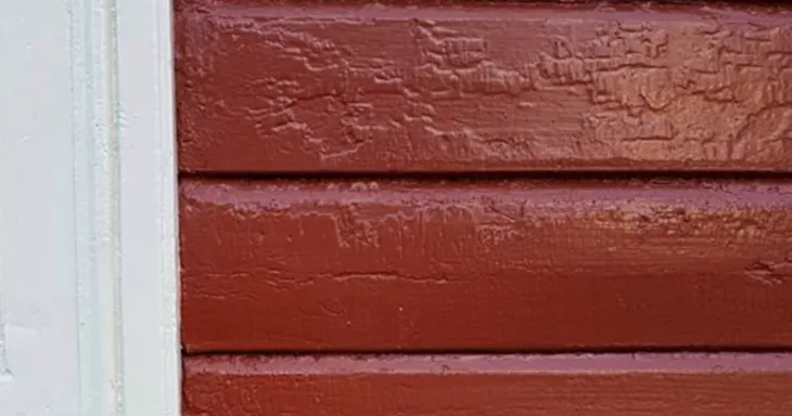 Gammelt panel som tas vare på.