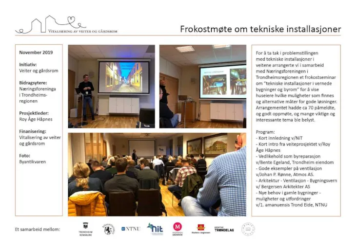 Frokostmøte om tekniske installasjoner