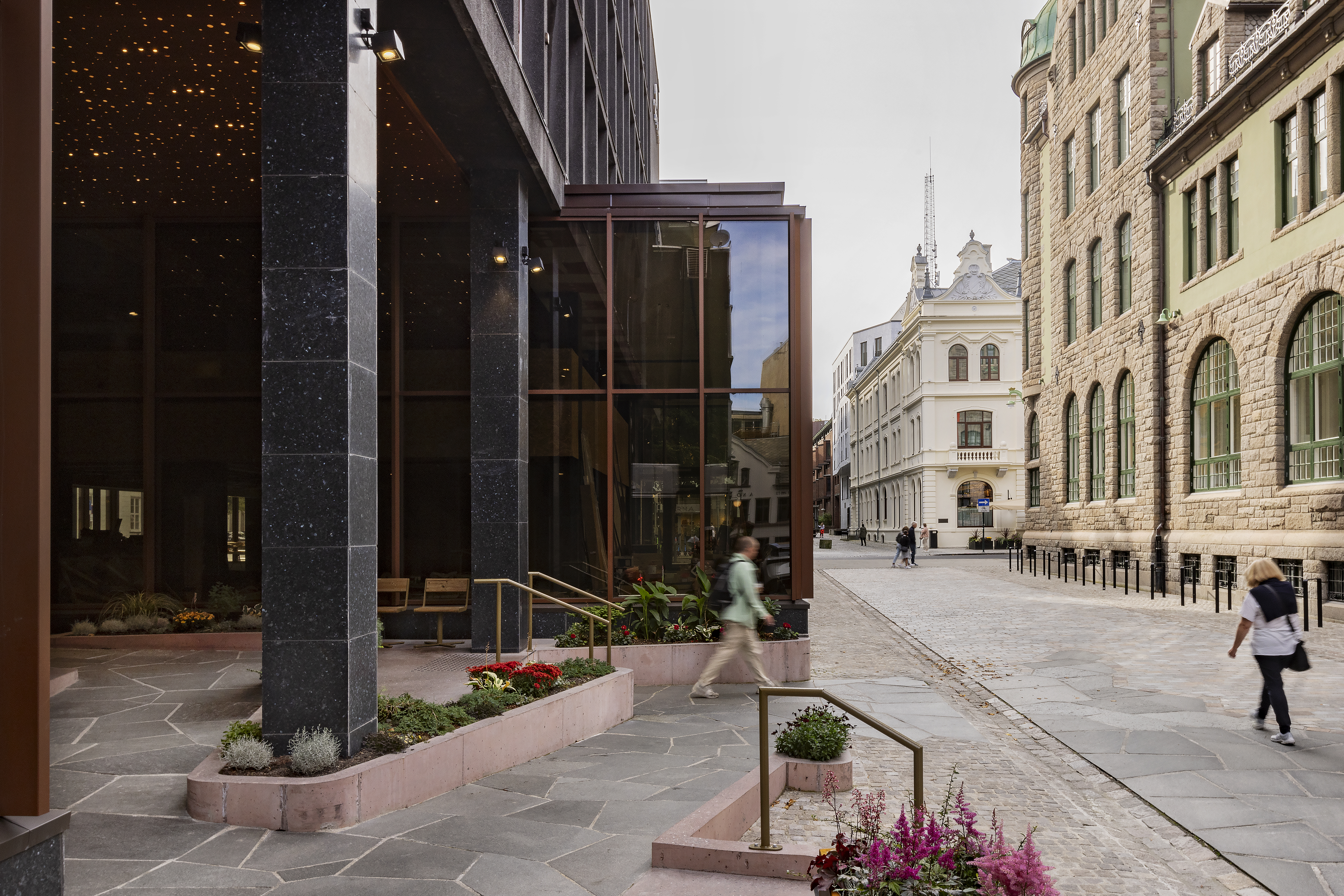 bilde viser hvordan rampen m&oslash;ter apotekerveita