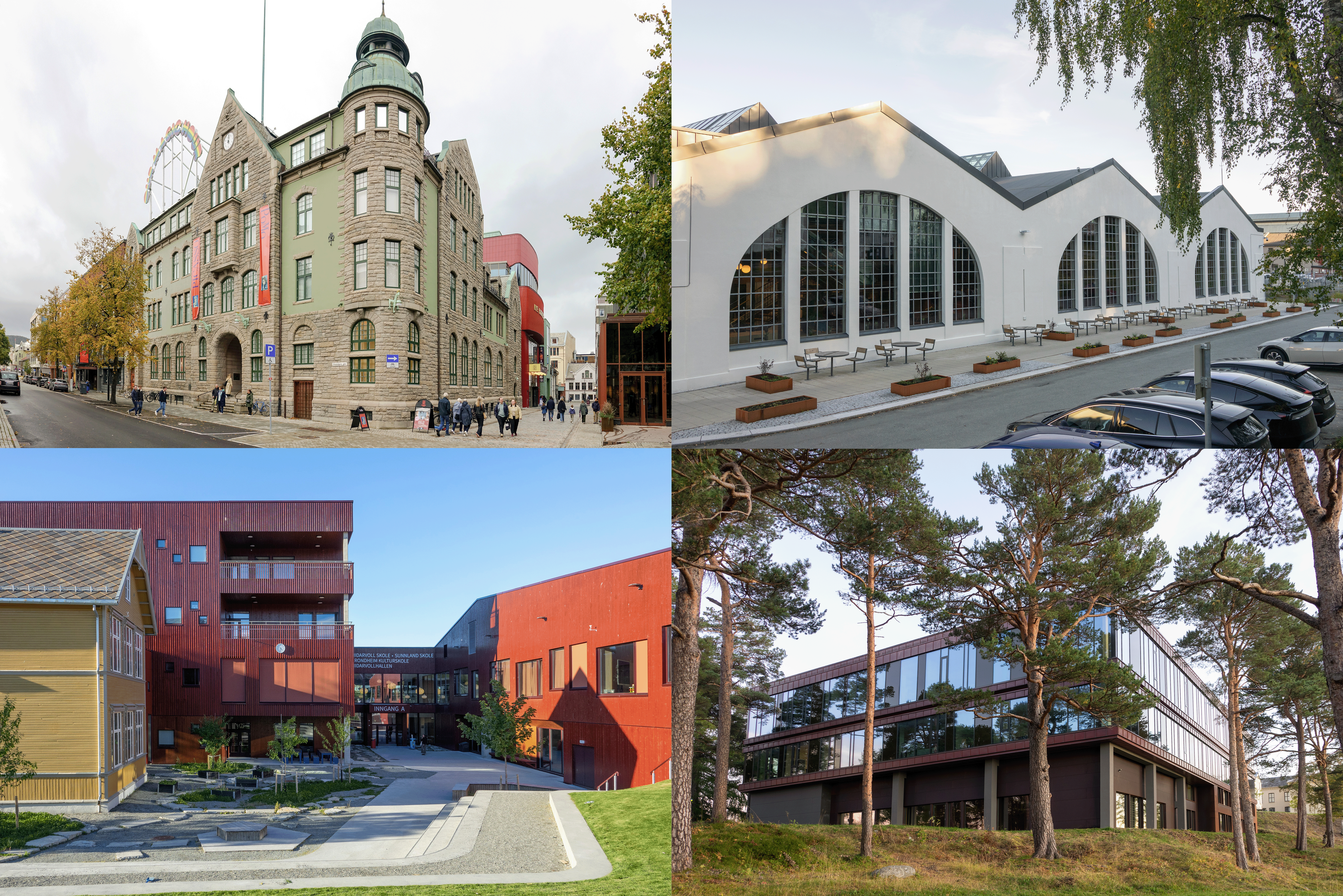 Et bilde av de fire finalistene