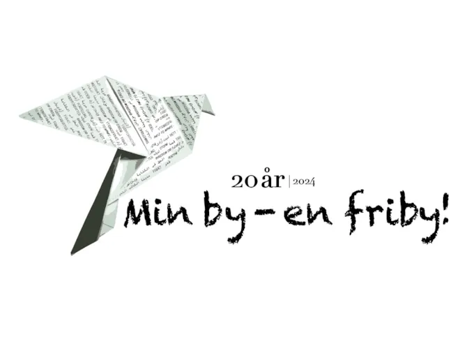 logo: Min by - en friby, 20 år 2024