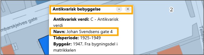 Adresse vise for antikvarisk verdifulle bygninger i popup