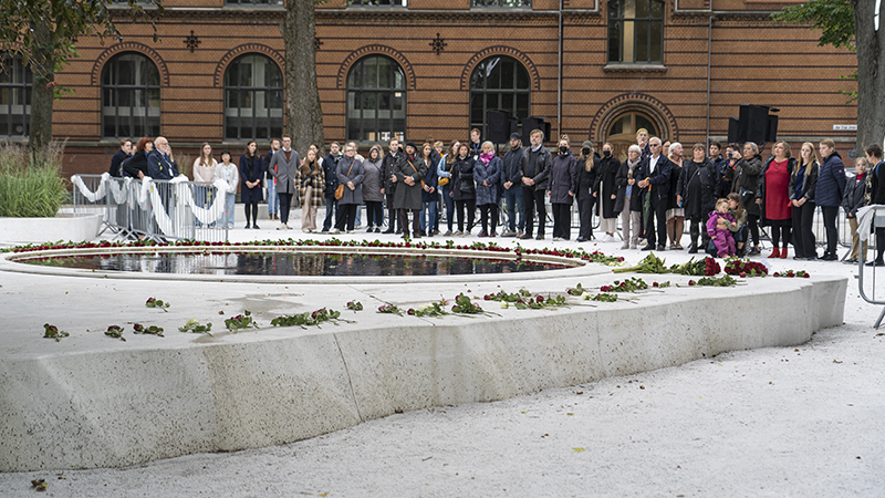 Minnestedet i Tordenskioldsparken