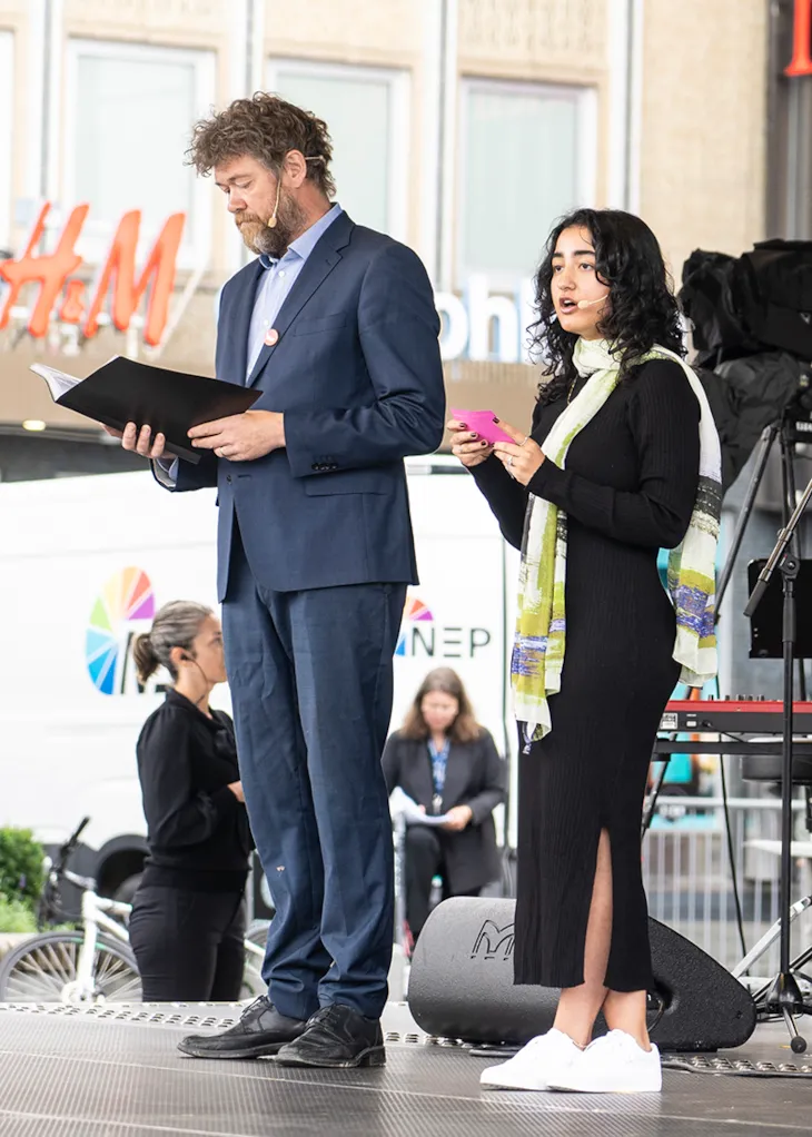 Øyvind Brandtzæg og Meva Aydilek