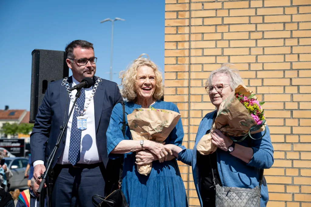 Kent Ranum, Liv Ullmann og Nina Sundby, foto.