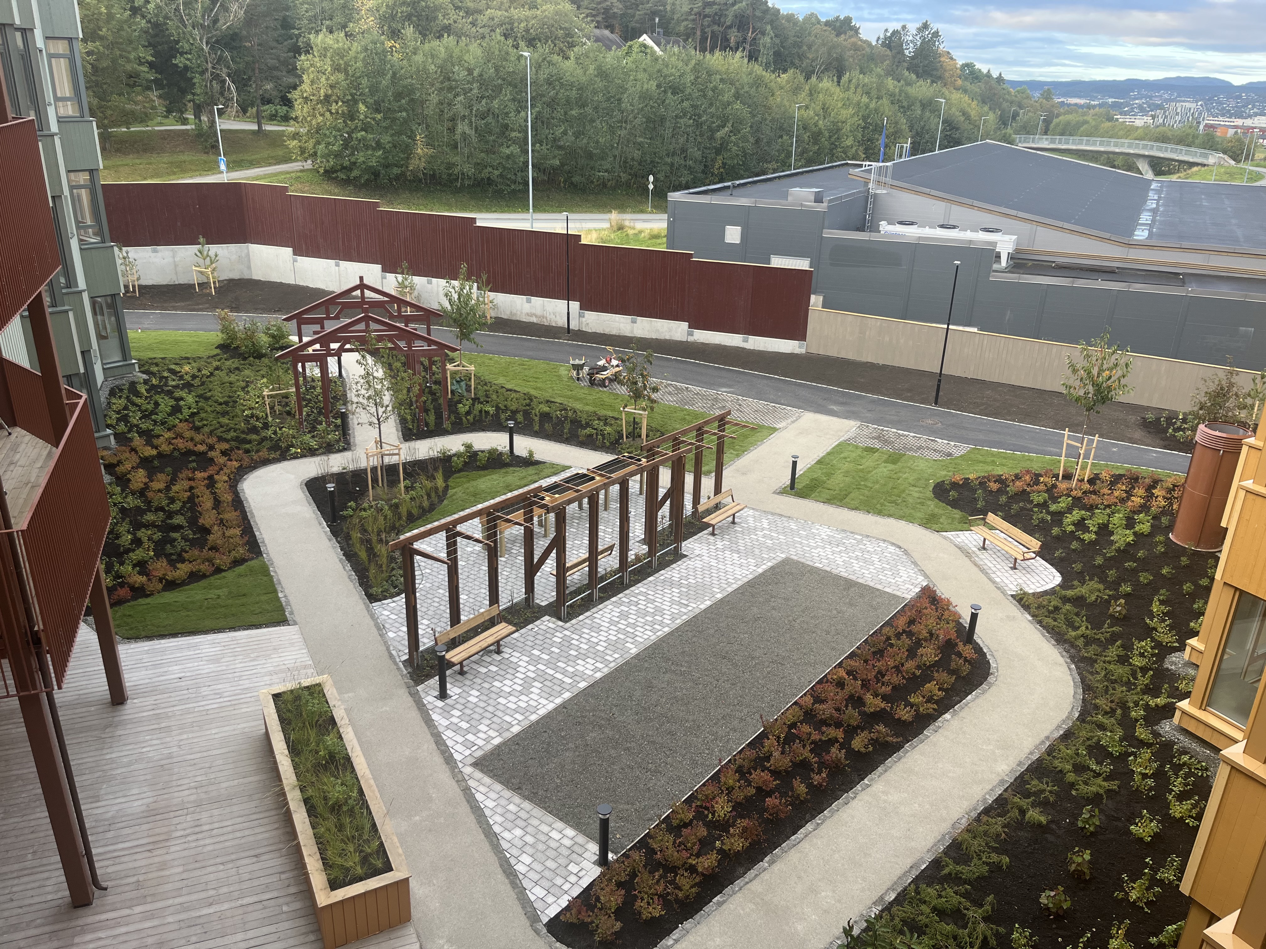 Uteområde til helse- og velferdssenter