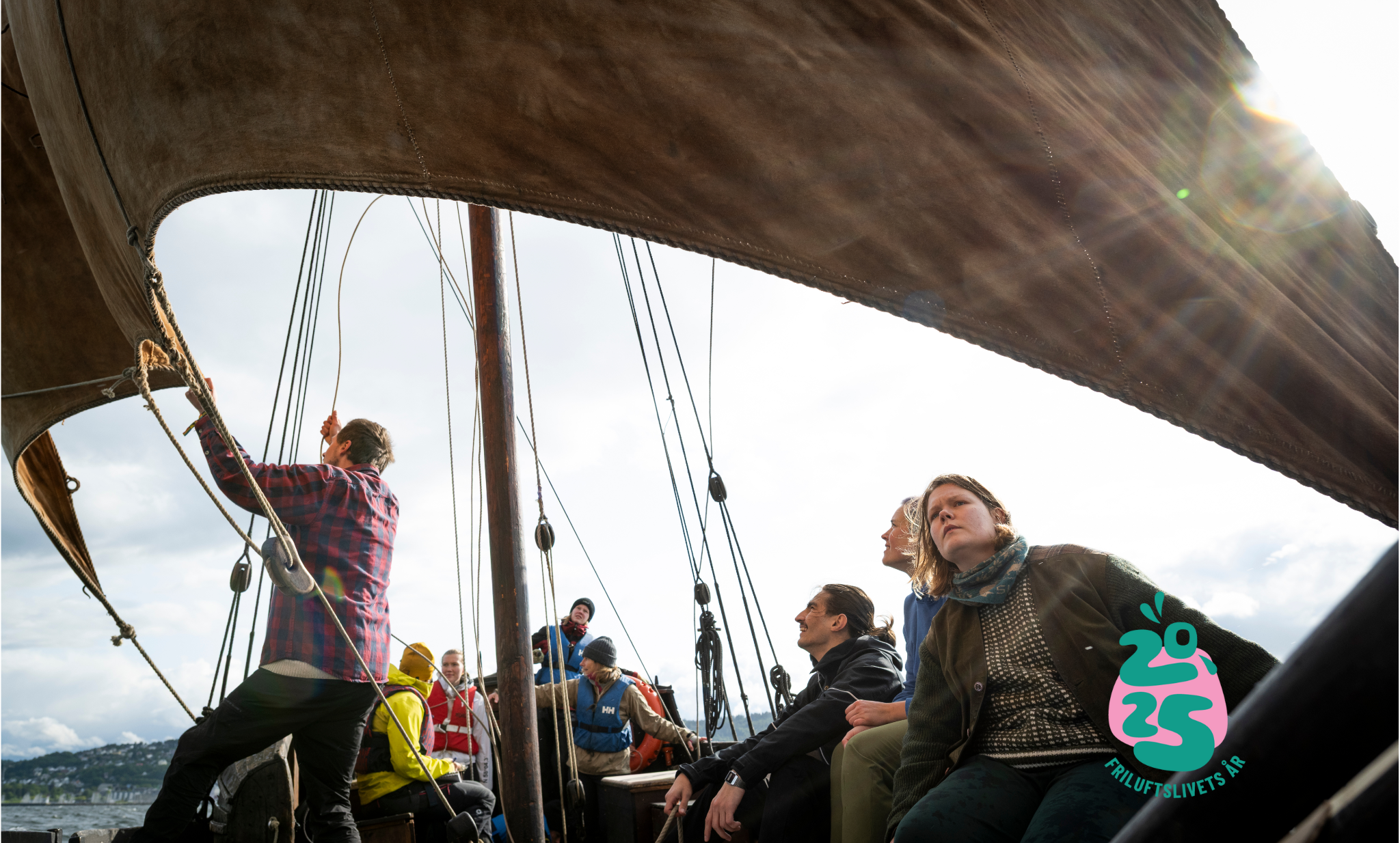 På seiltur med båtlaget Nidaros