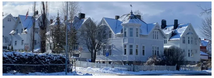 Jugendvillaer i tre i Ankers gate