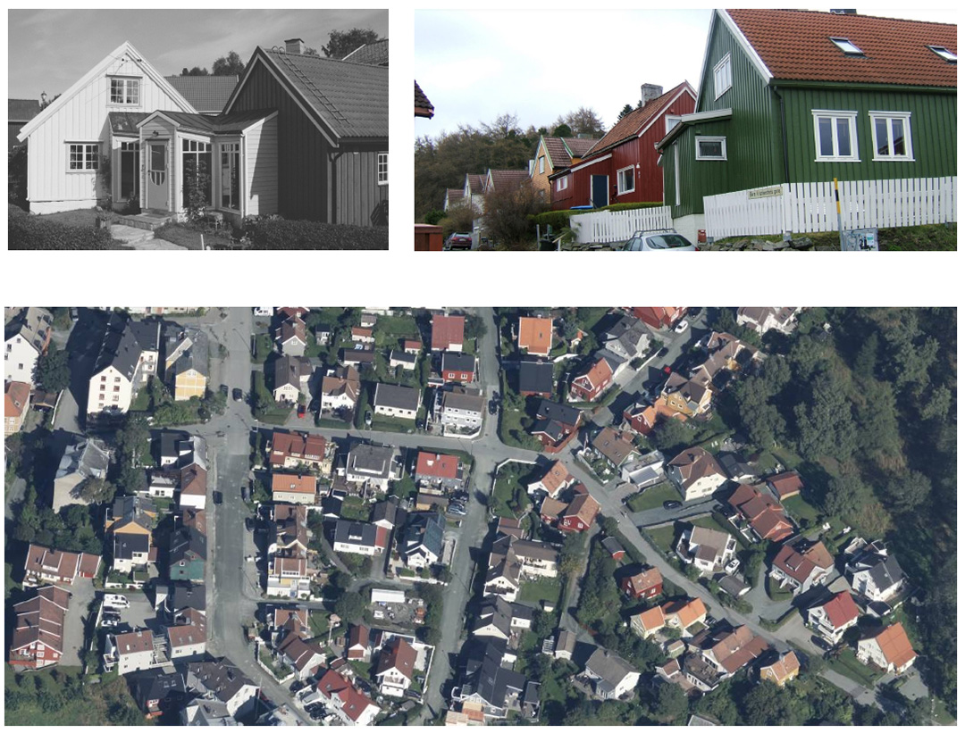 Ulike sm&aring;hus p&aring; pappenheim