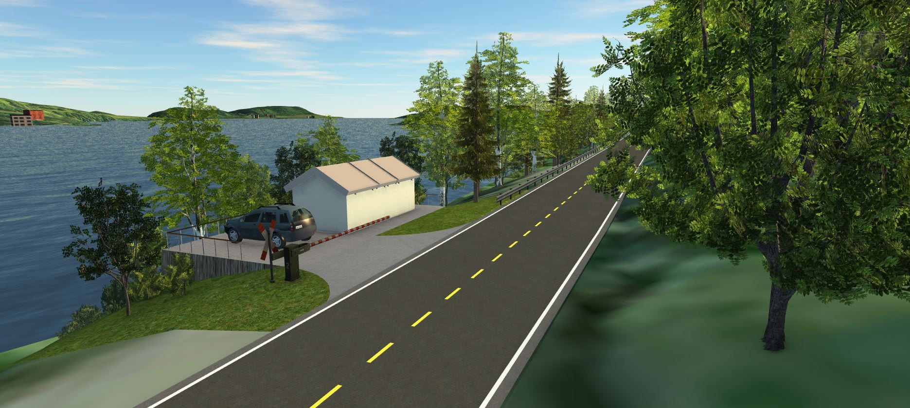 Arkitektskisse av Solbakken pumpestasjon