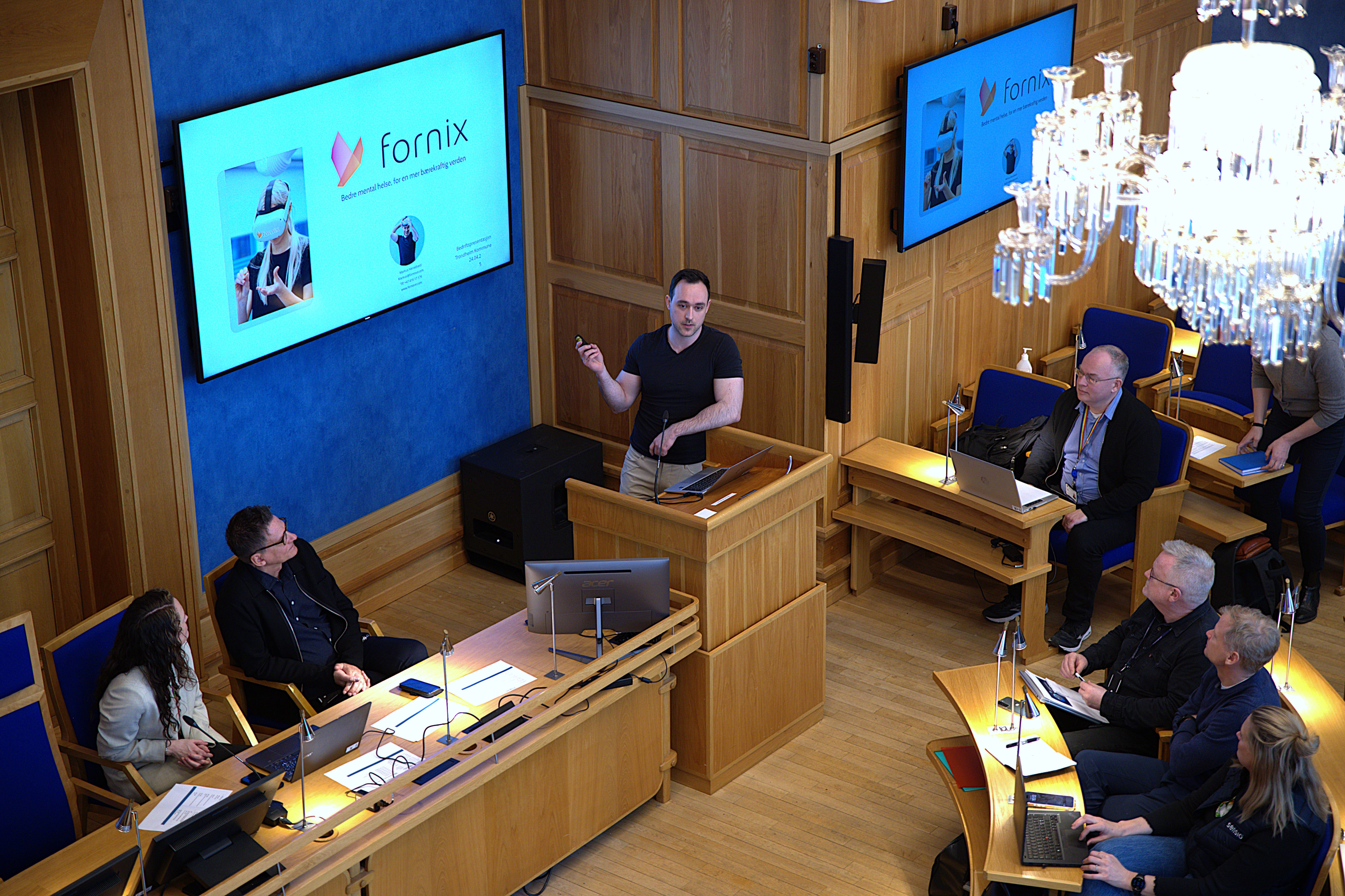 leverand&oslash;r presenterer sine produkter