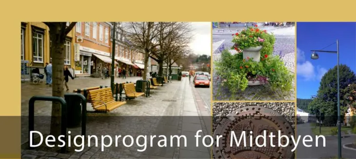 Lenke til side for designprogram for Midtbyen