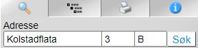 Utsnitt adressesøk eksempel