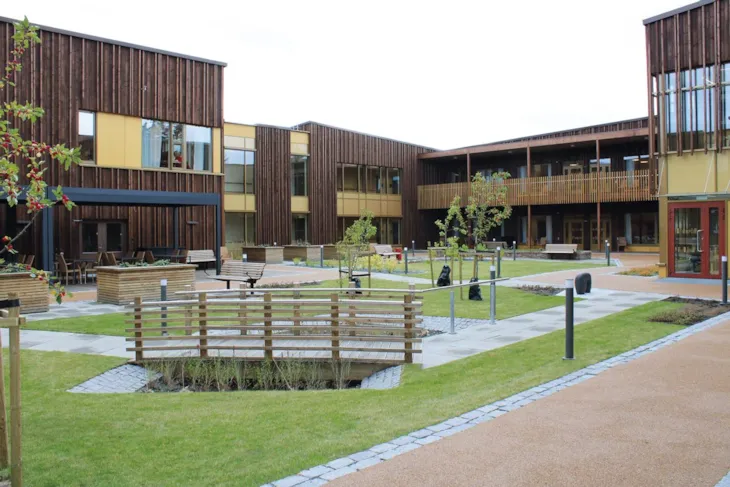 Atriumshage. Fotograf: Asbjørn Gravås