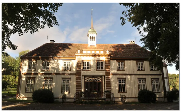 Hovedhuset på Leangen gård