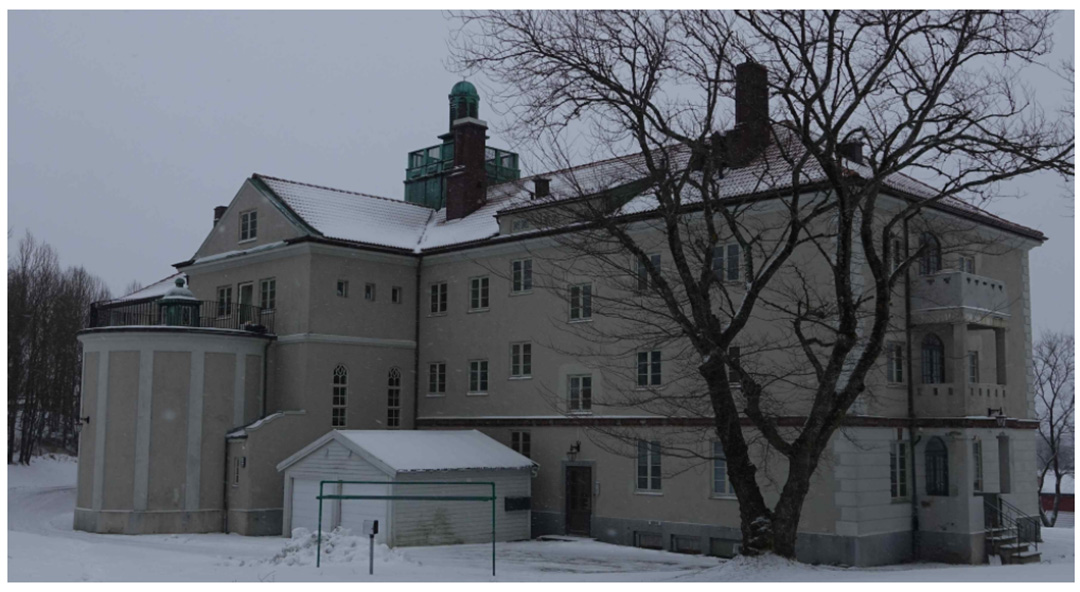 Sj&oslash;mennenes aldershjem stor murbygning i 3 etasjer