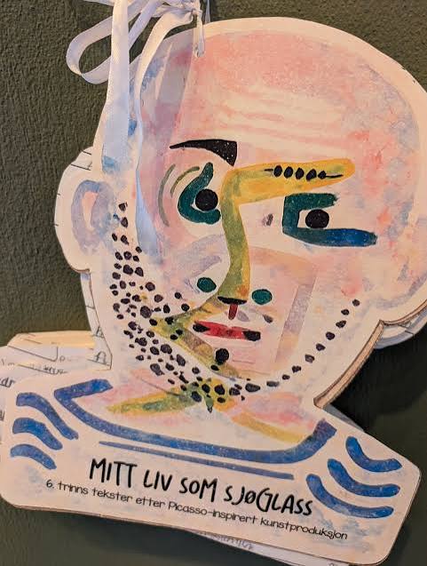 Mitt liv som sjøglass- 6.trinns tekster Picasso inspirert kunstproduksjon