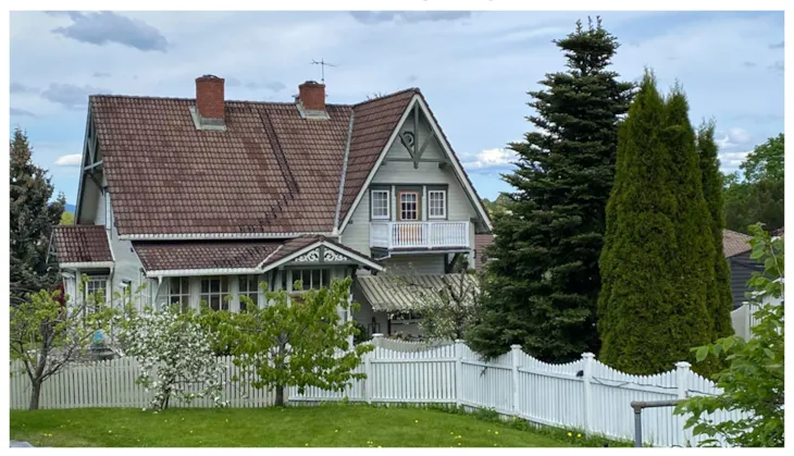 Hovedhus med sveitserdetaljer