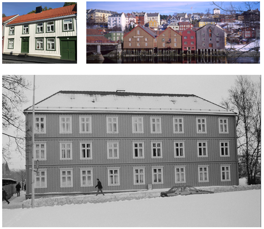 ulike bygninger i omr&aring;det