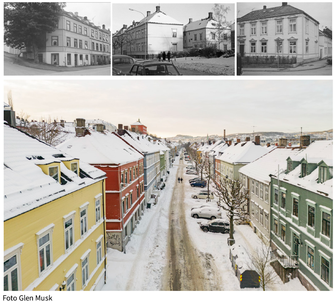 oversikts over m&oslash;llenberg fra oven