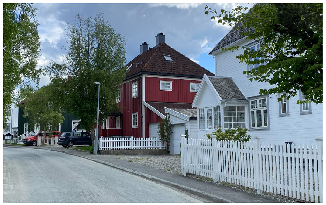 trehus i omr&aring;det
