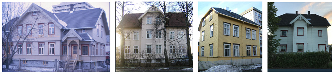 ulike bygninger i omr&aring;det