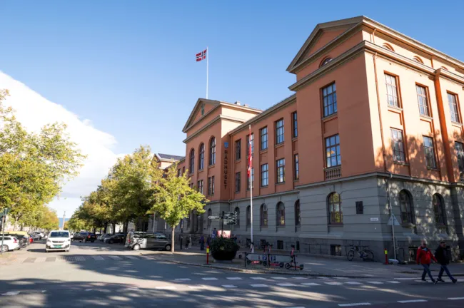 Bilde av rådhuset i Trondheim