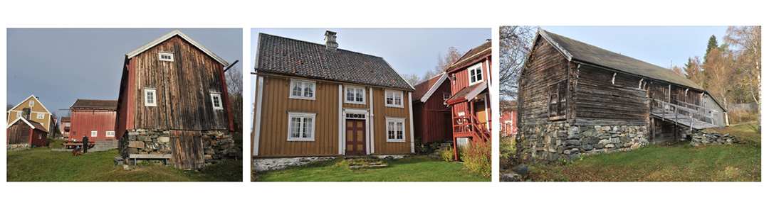 Fj&oslash;s, bolighus og uthus p&aring; Lavollen