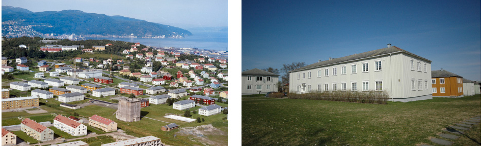 Tidligere brakker i 2 etasjer