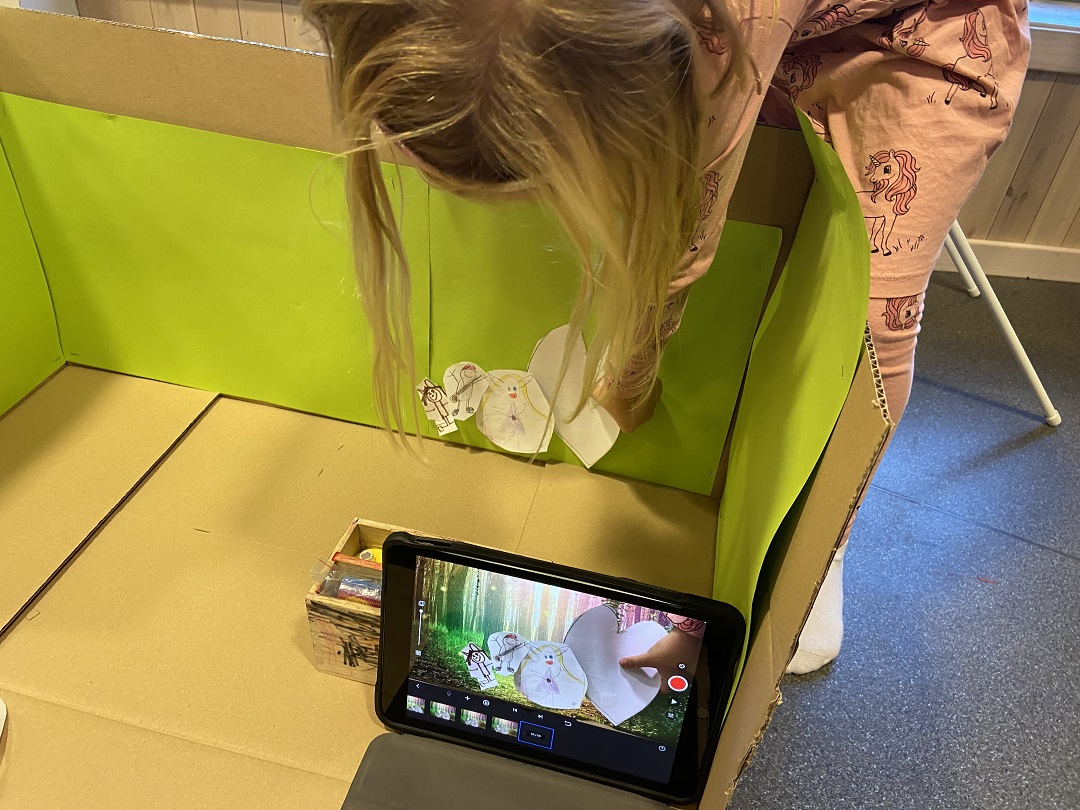 Barn lager animasjonsfilm