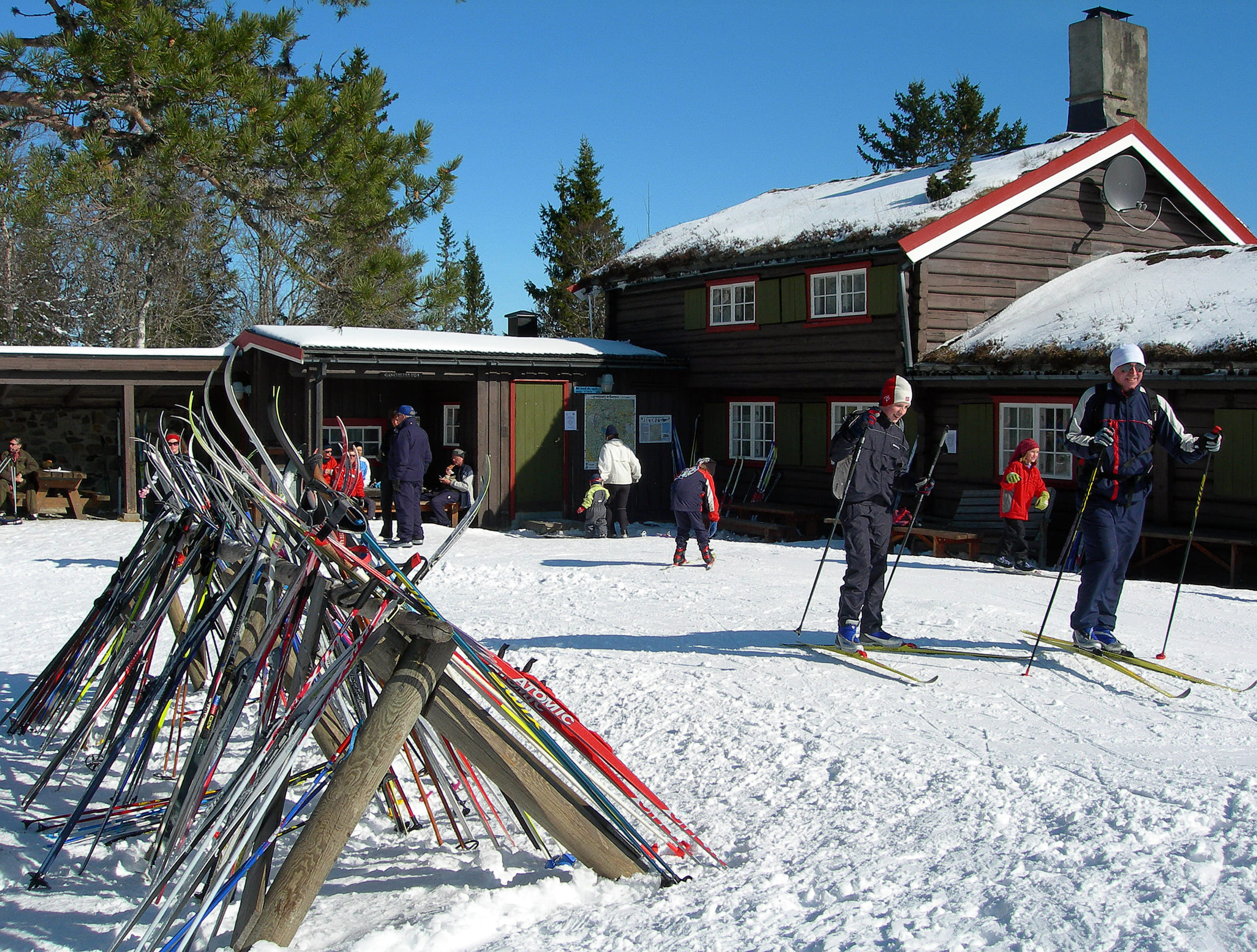 Vintermotiv fra Elgsethytta