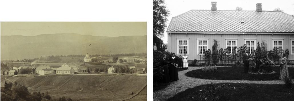 gamle foto av hus