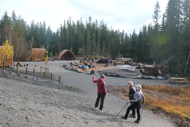 Turgåere ved naturleiken