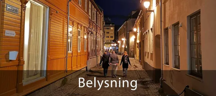 Lenke til nettside for belysning