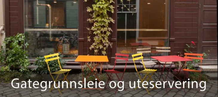 Lenke til nettside for gategrunnsleie og uteservering