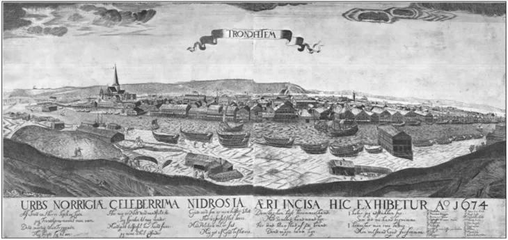 Trondheim i 1674: "Maschiusstikket"