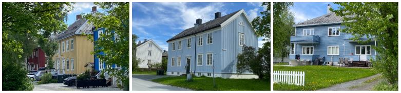 Hus i Lerkendalsomr&aring;det